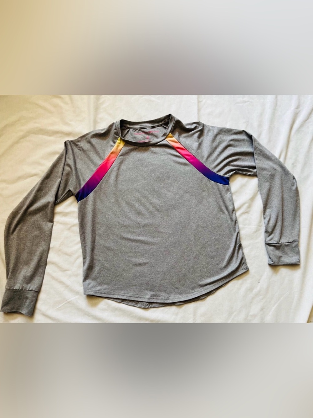 Rockets of awesome girls, long sleeve active top size 12/thumb holes